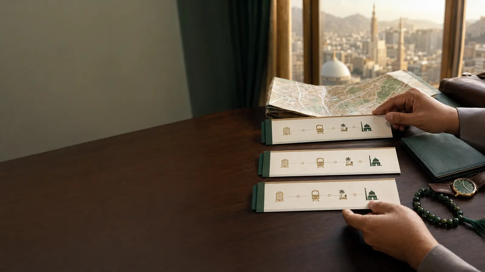 Perencana menyusun tiga pilihan ritme itinerary umrah