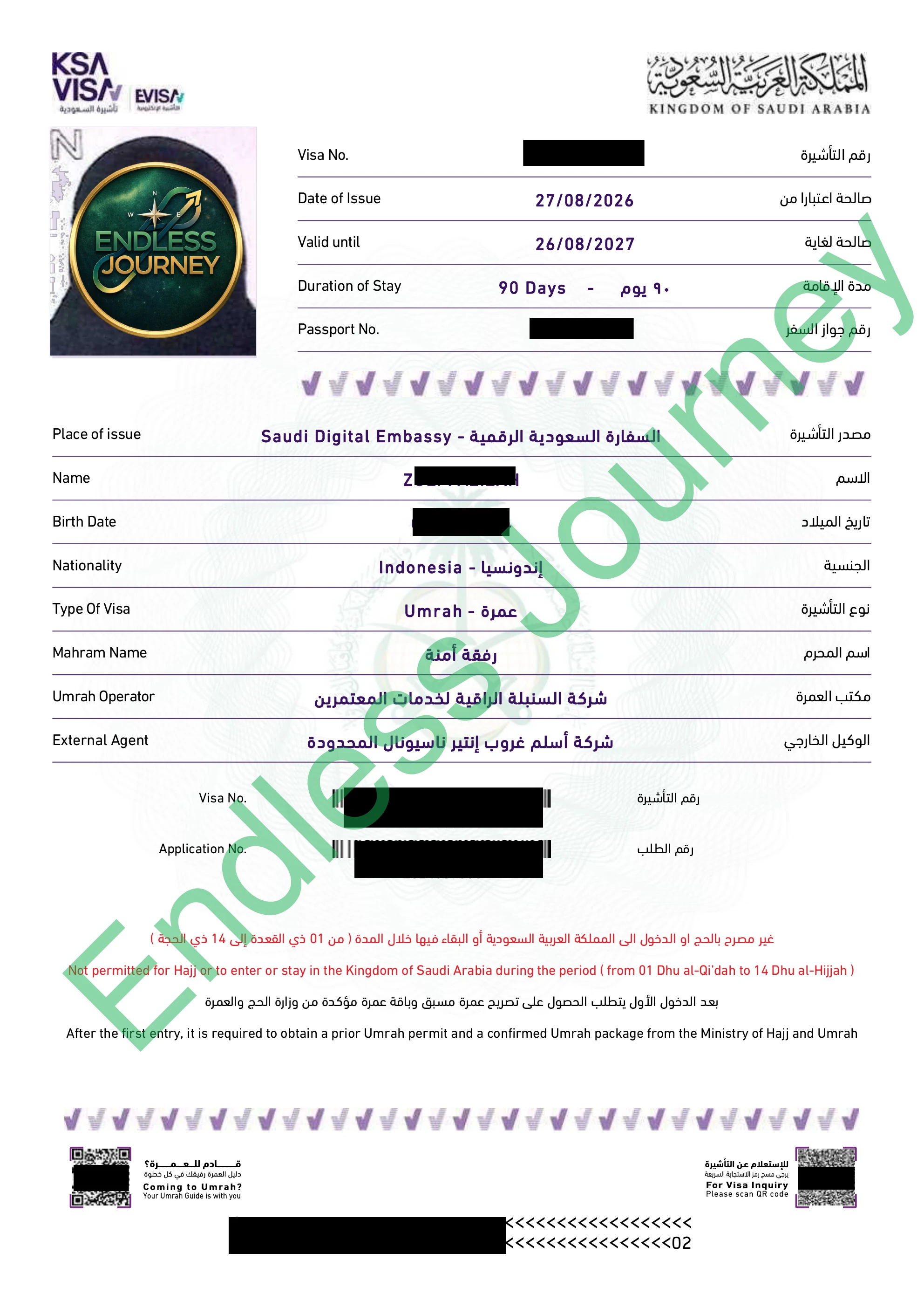 Visa Umroh 11