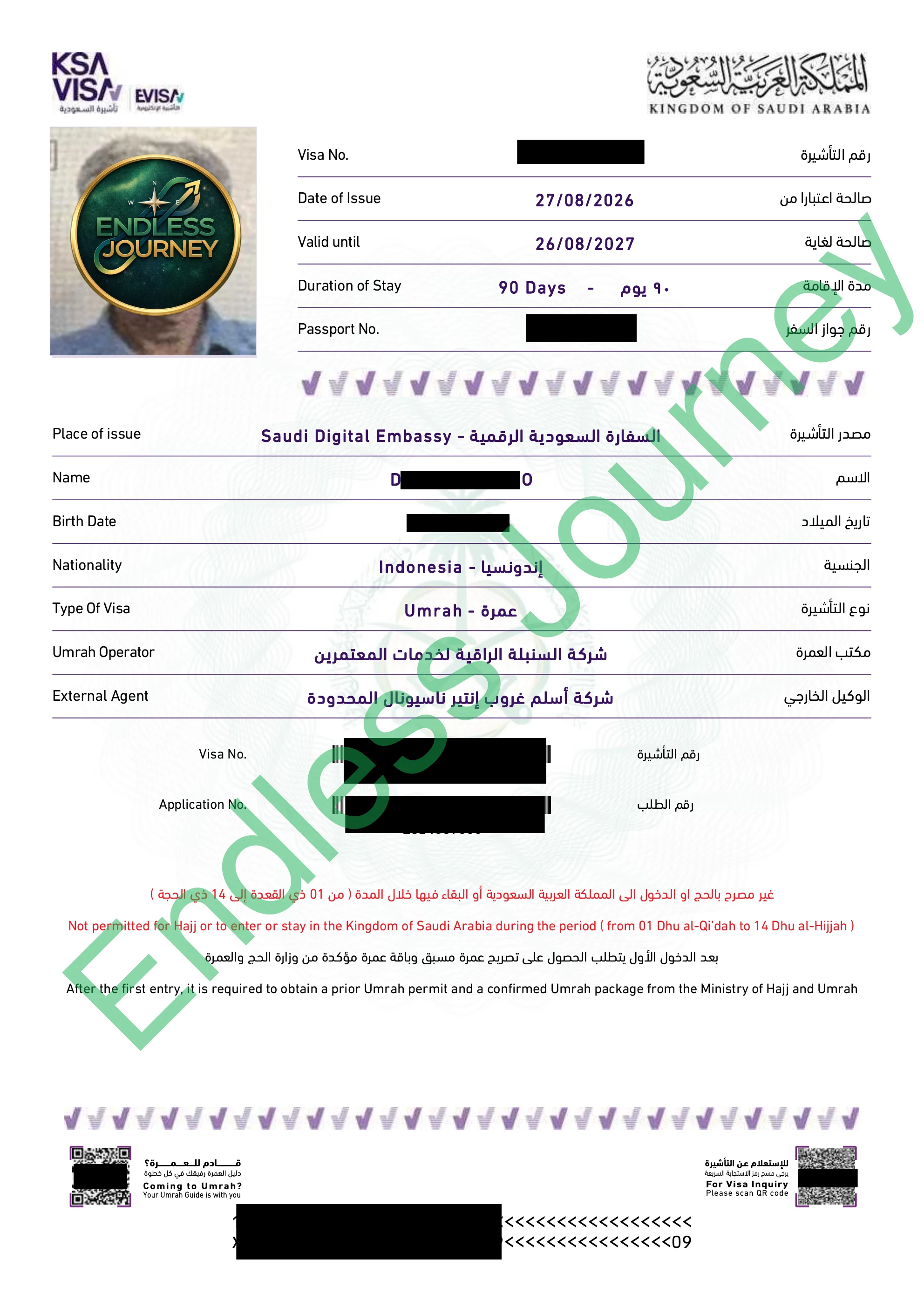 Visa Umroh 8